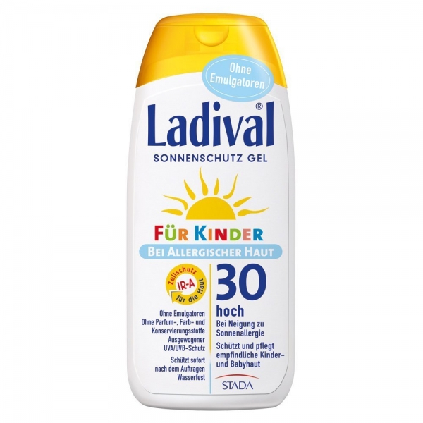 Ladival Sonnenschutz Gel 200 ml für Kinder bei allergischer Haut LSF 30